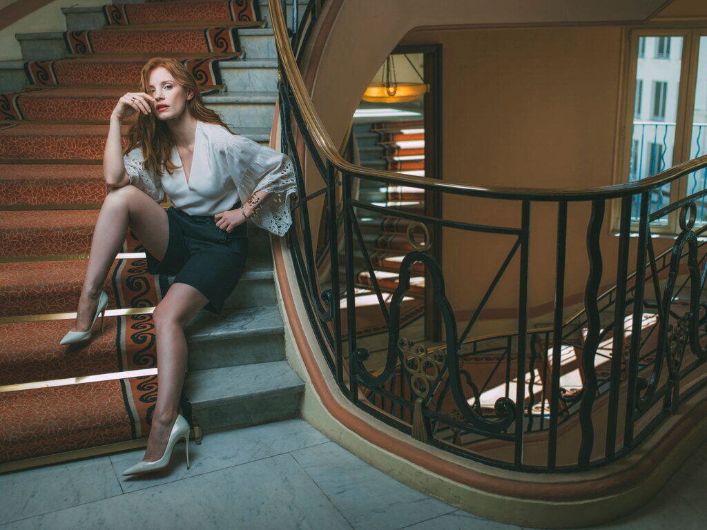 benjamin ahles recommends jessica chastain legs pic