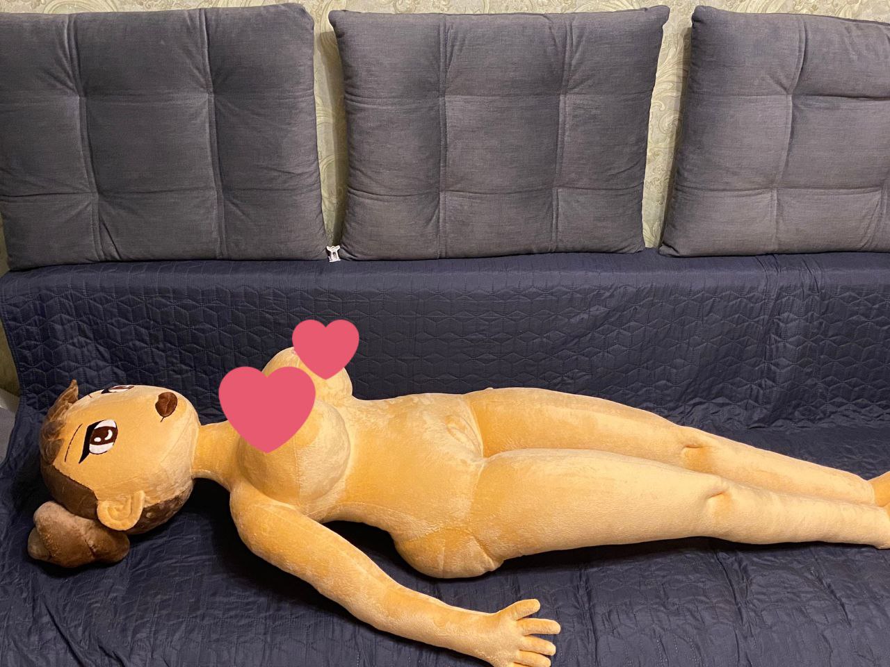 Plush Sex Doll booty black