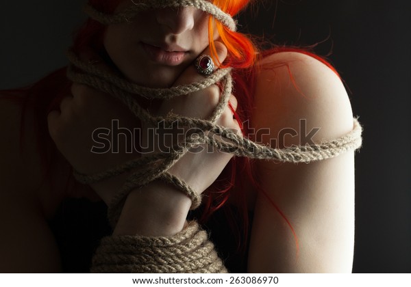 ash maharaj share redheads tied up photos