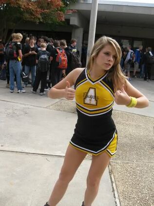 angela mckibben add cheerleader nipples photo