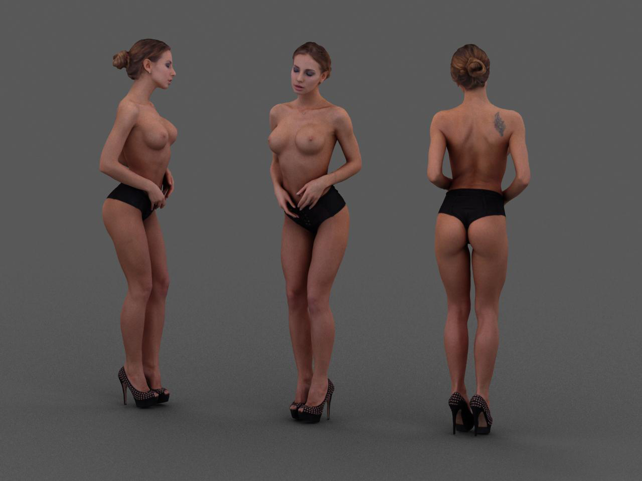 chris eastgate recommends nude woman 3d model pic