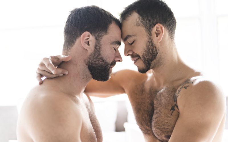 Mutual Masturbation Men share dick