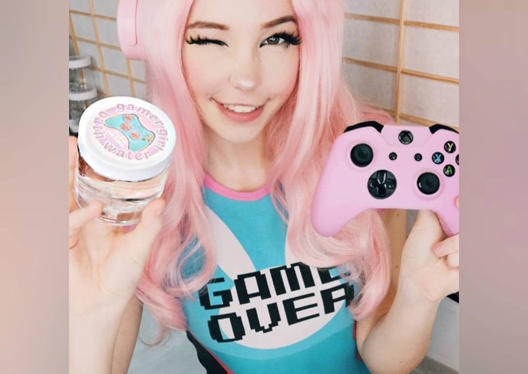 ahlam yousef recommends belle delphine spread pic