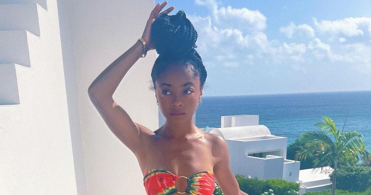 skai jackson in a bikini