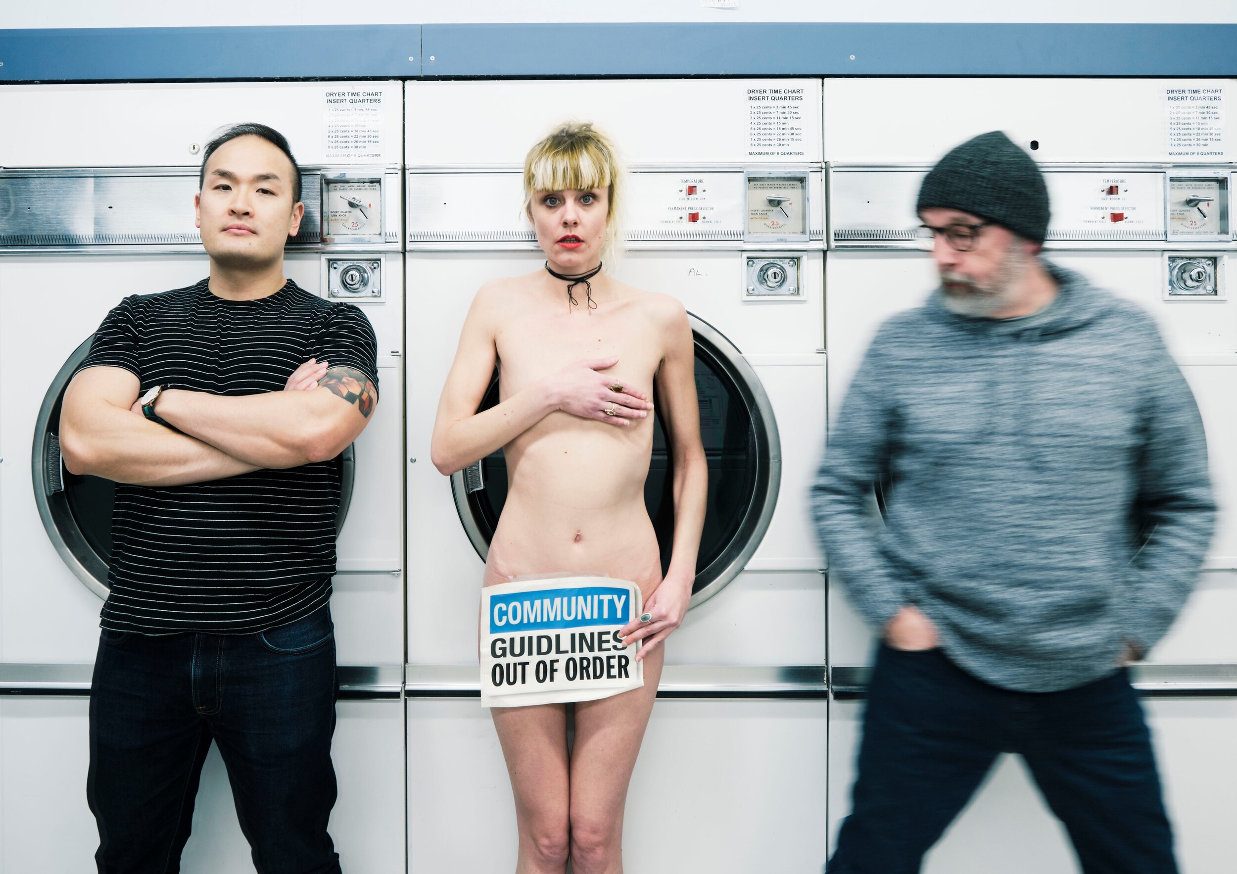 dawn tracy recommends nude in laundromat pic