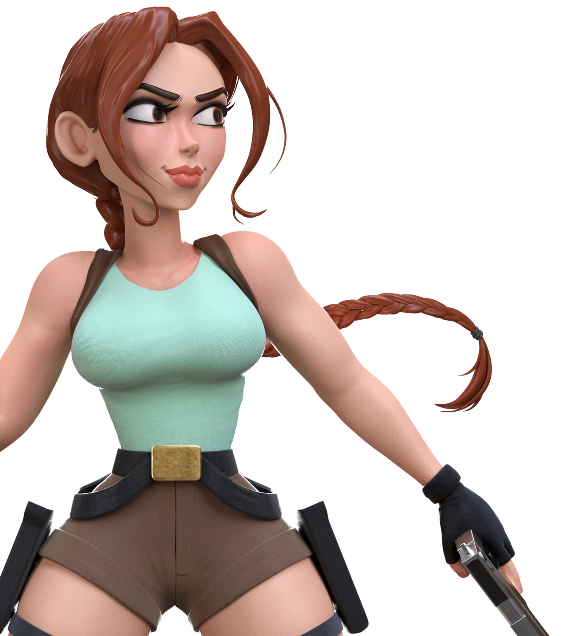 damel fall recommends 3d animation lara croft pic