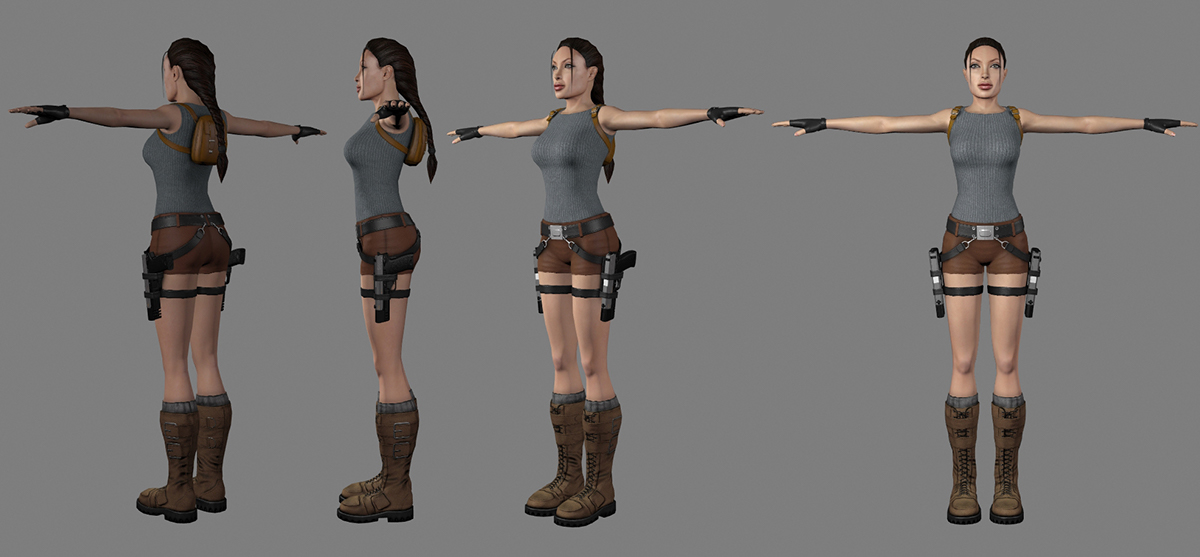 alan handley add 3d animation lara croft photo