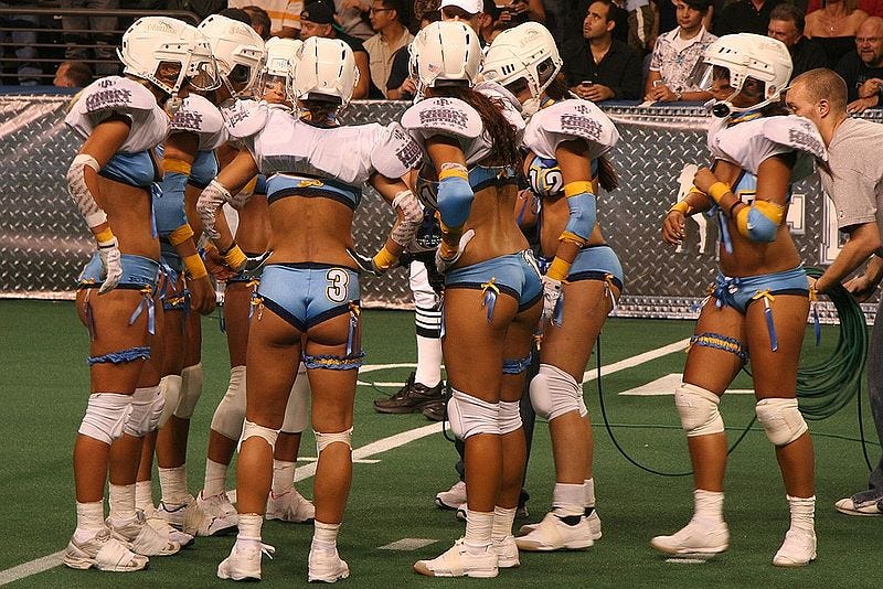 lingerie football league naked