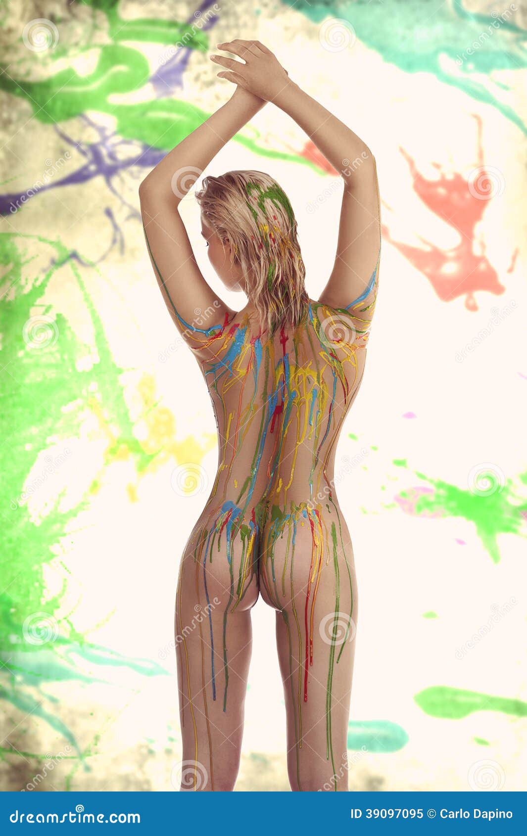 crystal taylor cooper add photo naked in body paint