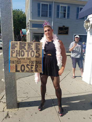 bob hagerman add lost bet punishment photo