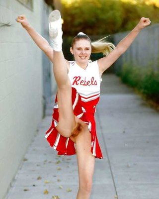 cheerleading without panties