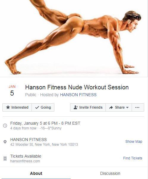 nude men exercising