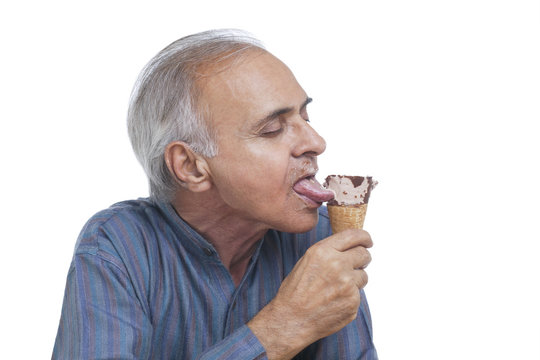 Grandpa Licking blind experiment