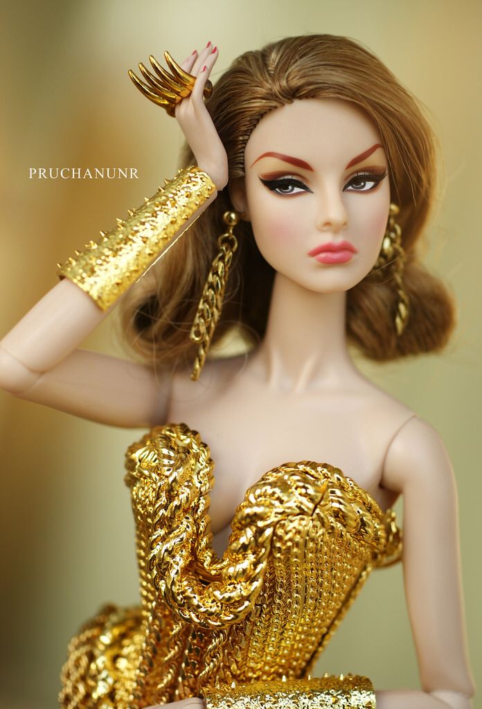 Golden Doll off breasts