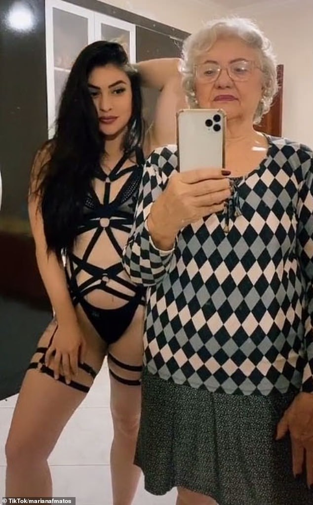 Grandma Seduces Granddaughter daddy son