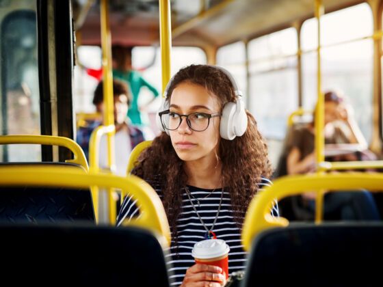 an onyme add groped on public transportation photo