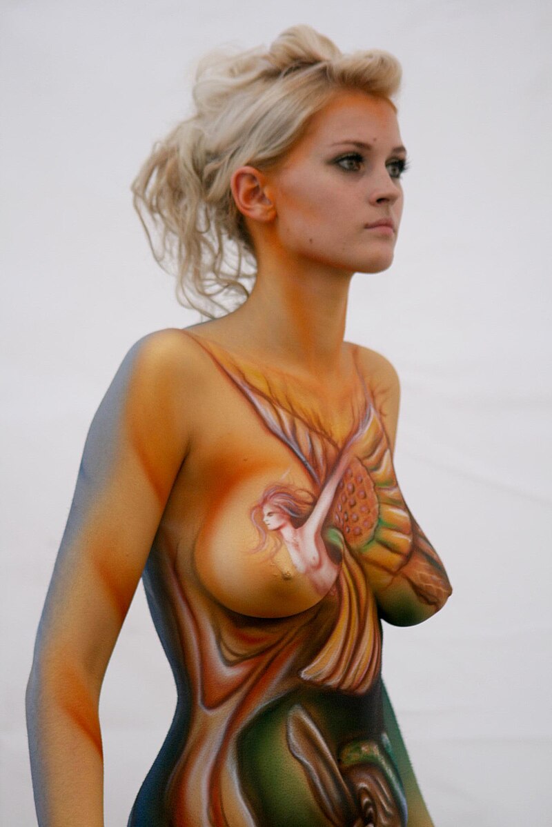 chloe rochelle add photo nude women with body paint