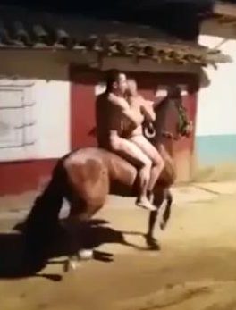 naked horseback ride