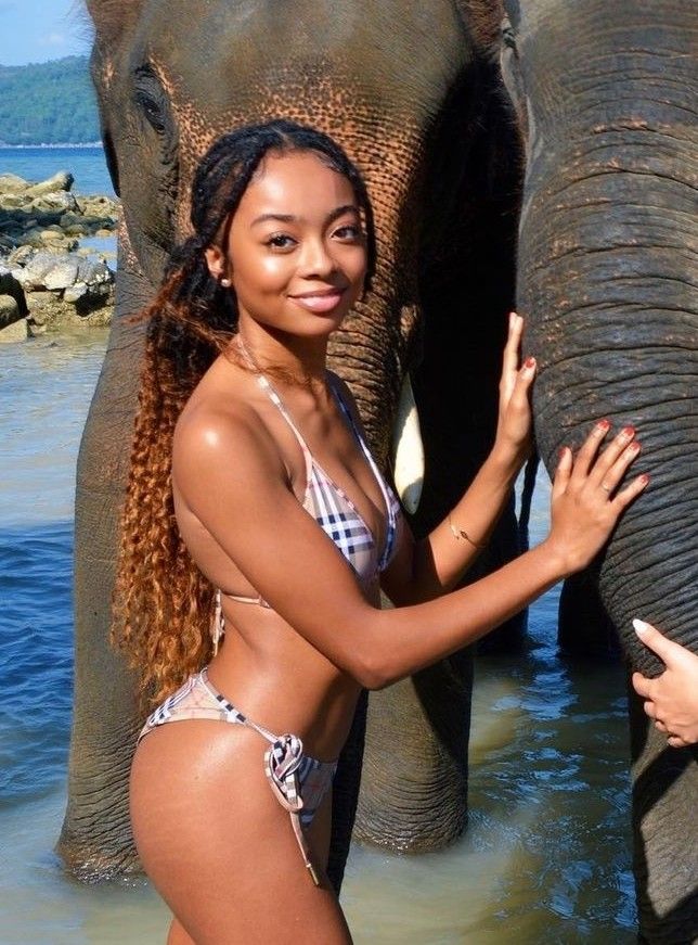 Best of Skai jackson in a bikini