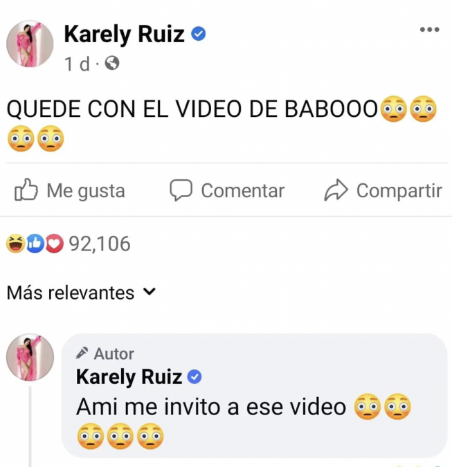 bryan dredge recommends Karely Ruiz Y Babo Video