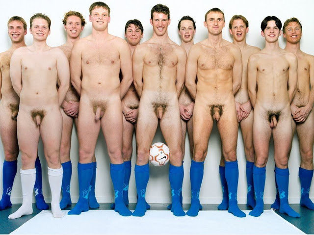 naked male football player