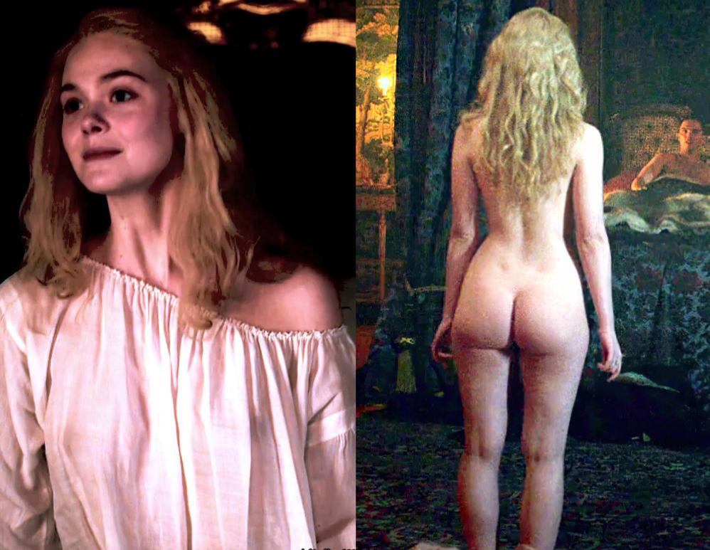 nude elle fanning