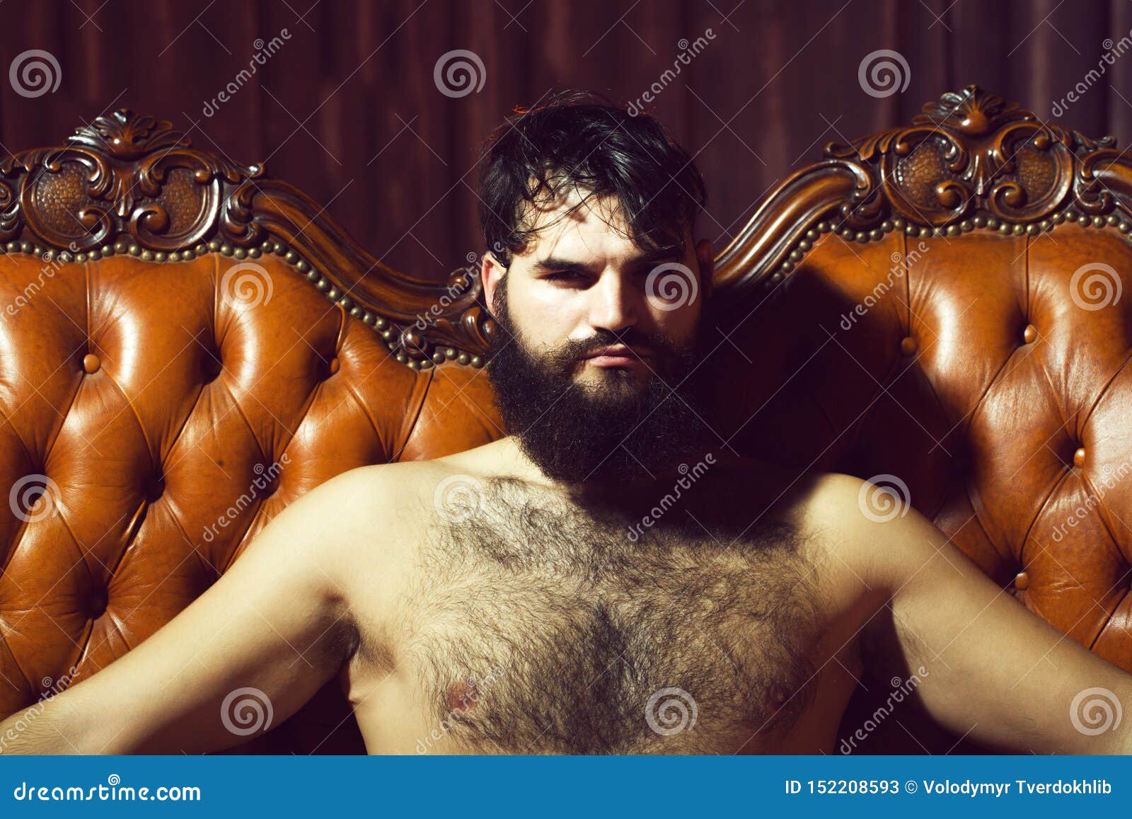 handsome naked hairy men