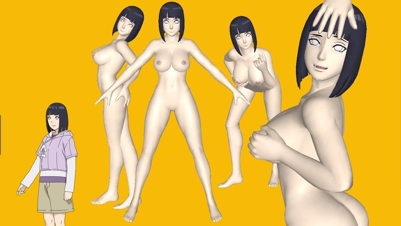 Hinata Nude porn couple