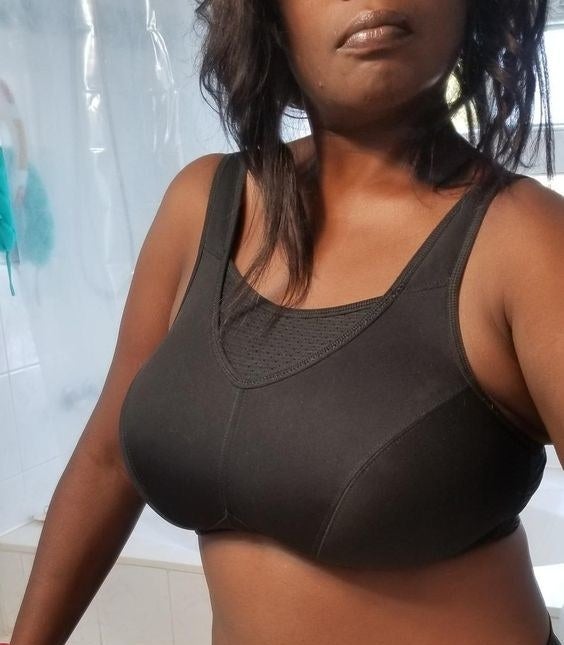 Huge Black Tits saline infusion