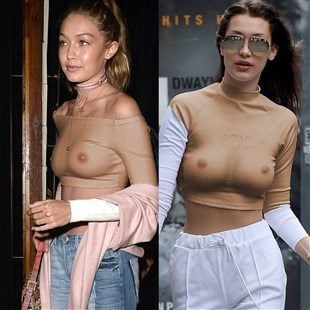 naked gigi hadid