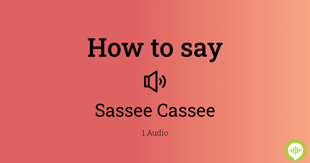 Best of Sassee cassee