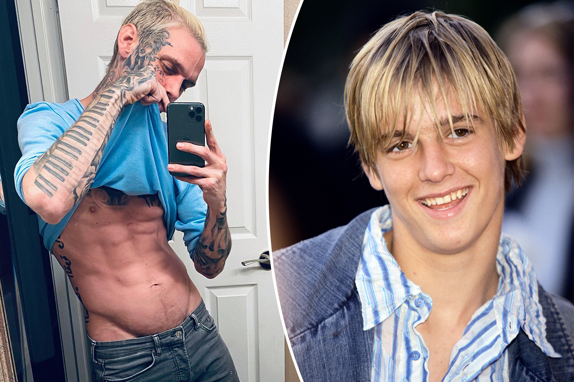 david la rue recommends aaron carter naked pic