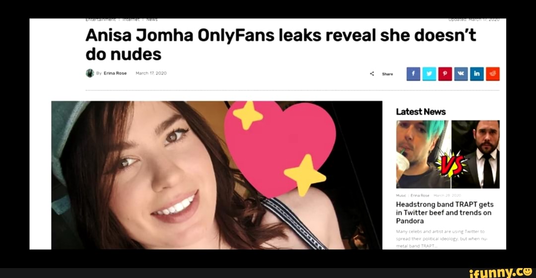 courtney brownell recommends anisa johma leaks pic