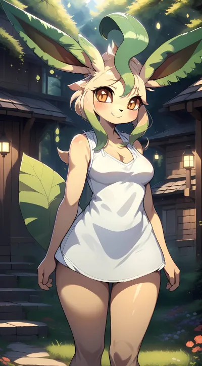 amanda lee rock recommends anthro leafeon pic