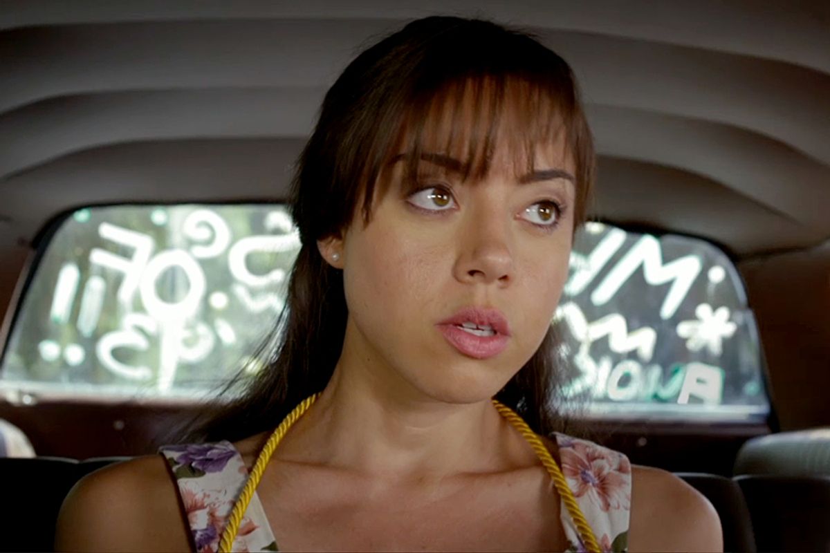 aubrey plaza masturbates