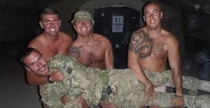 Naked American Soldiers private society