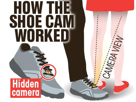 carl dunlap share shoe spy cam photos