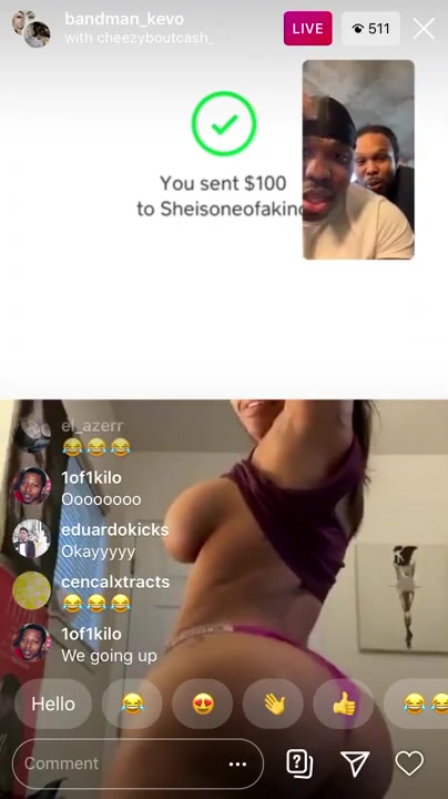 blaise jordan recommends instagram live naked pic