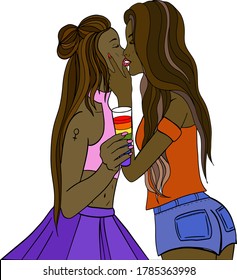 charlotte vdd recommends black lesbians tongue kissing pic