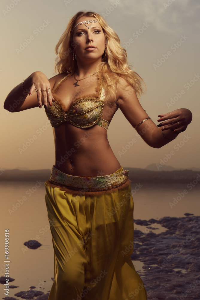 david hazim share blonde belly dance photos