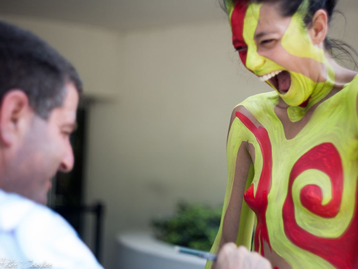 anthony padron recommends bodypaint in public pic