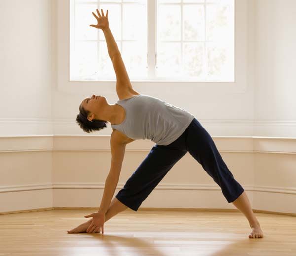 busty naked yoga