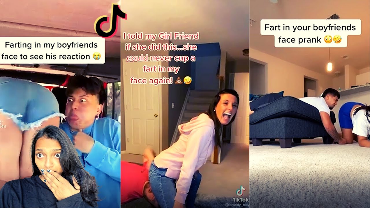 girlfriend face fart