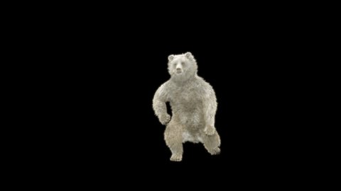 Dancing Bear Full Clips bare feet