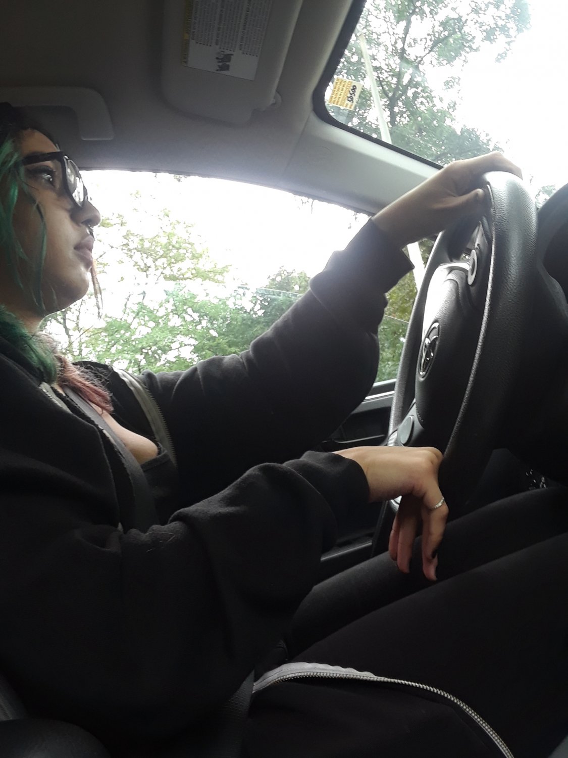 cassandra vaughan share big tits driving photos