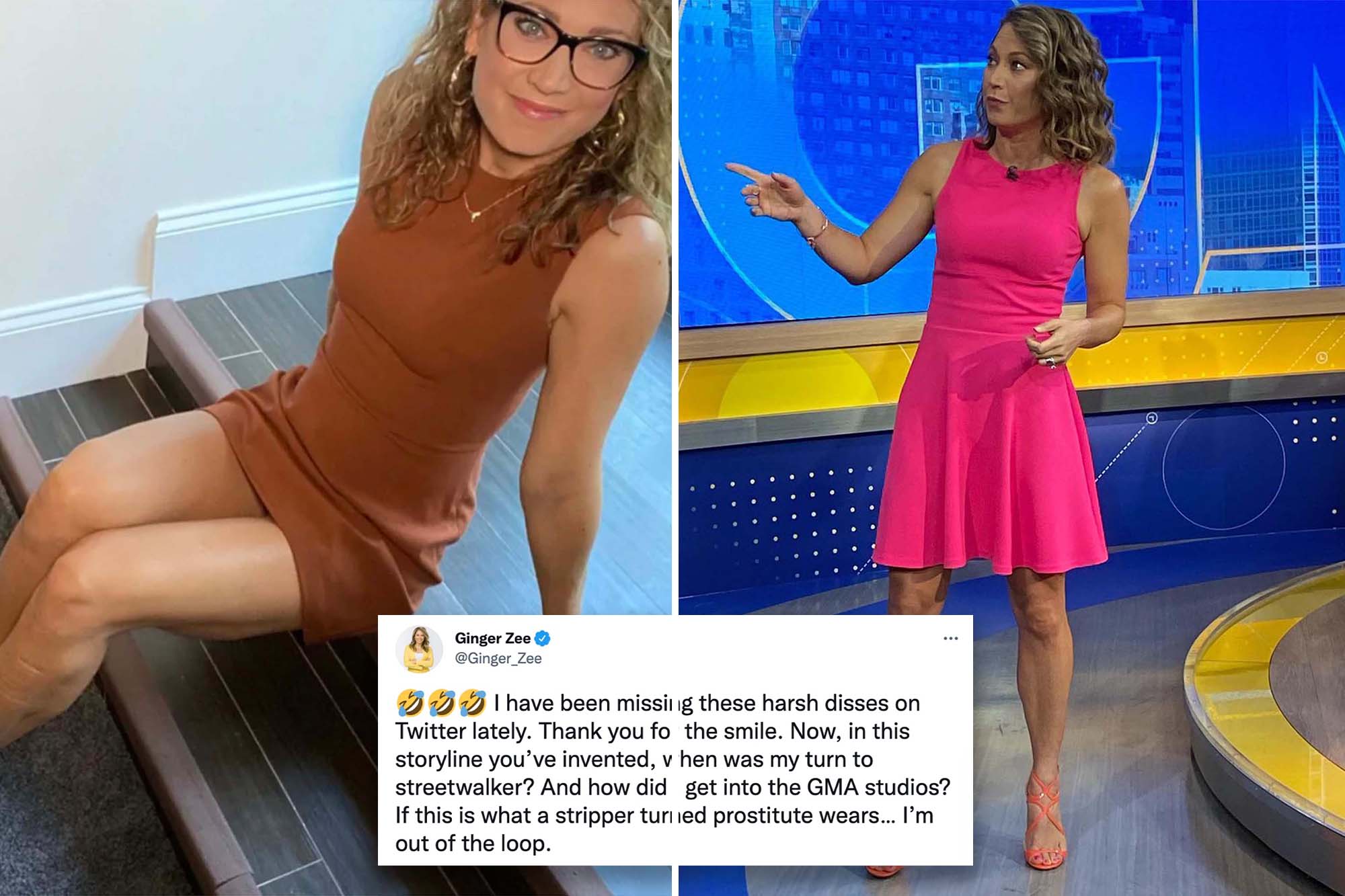 alan harned recommends Ginger Zee Legs