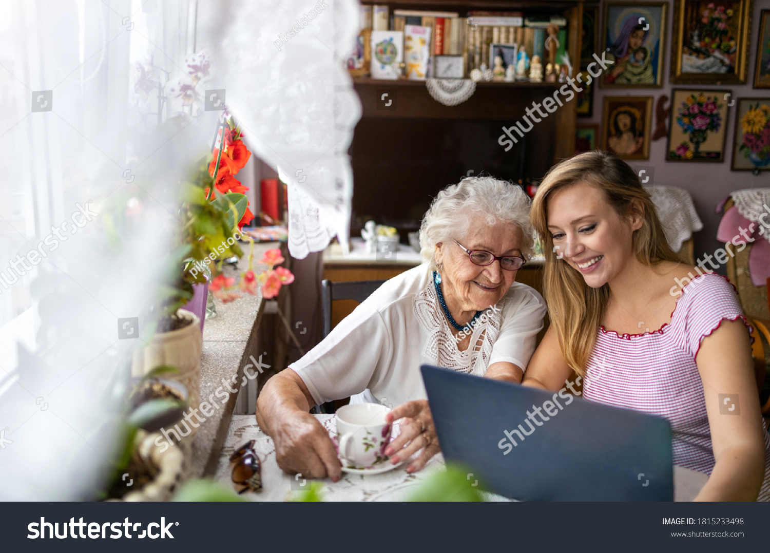 grandma seduces granddaughter