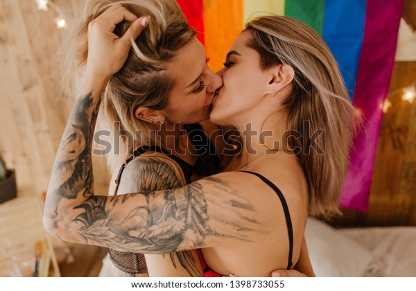 chelsea shrader recommends lesbians in panties kissing pic