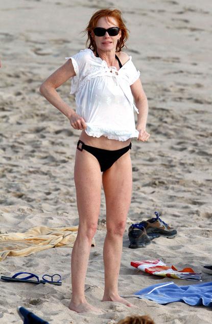 bill rabenstein share marg helgenberger in a bikini photos