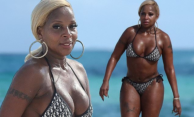 Mary J Blige Nude on body